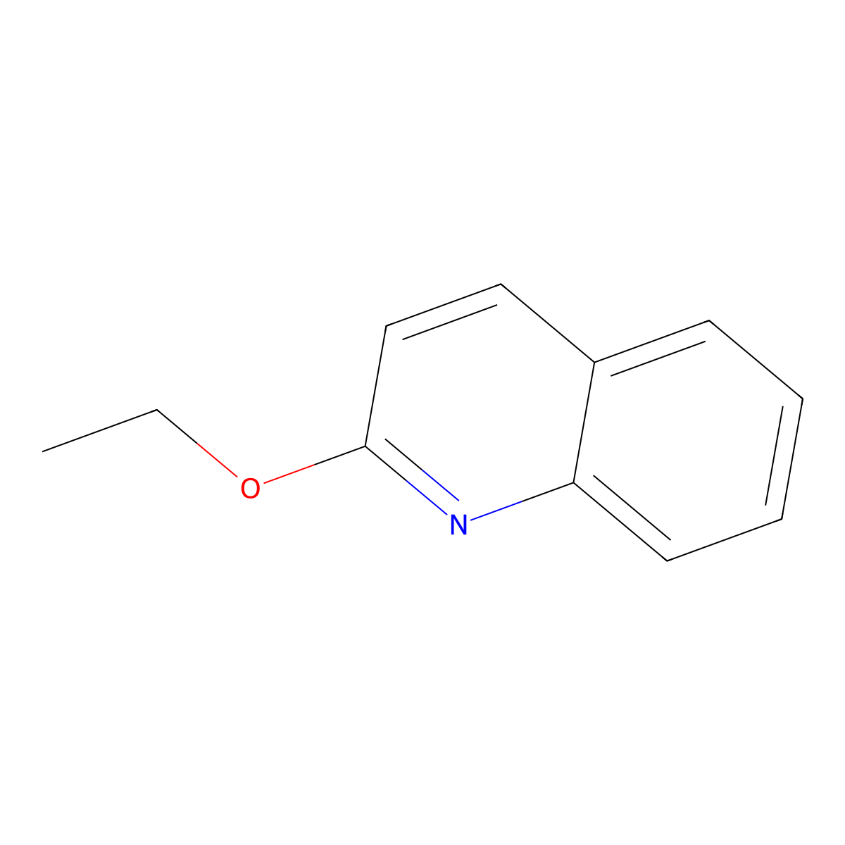 2-Ethoxyquinoline molecular structure, CAS 46185-83-5