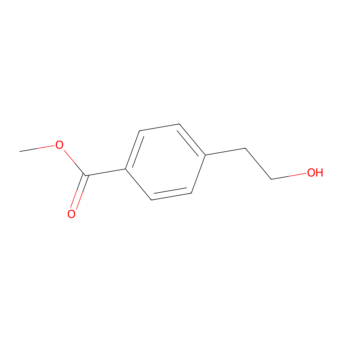 Methyl 4-(2-hydroxyethyl)benzoate molecular structure, CAS 46190-45-8