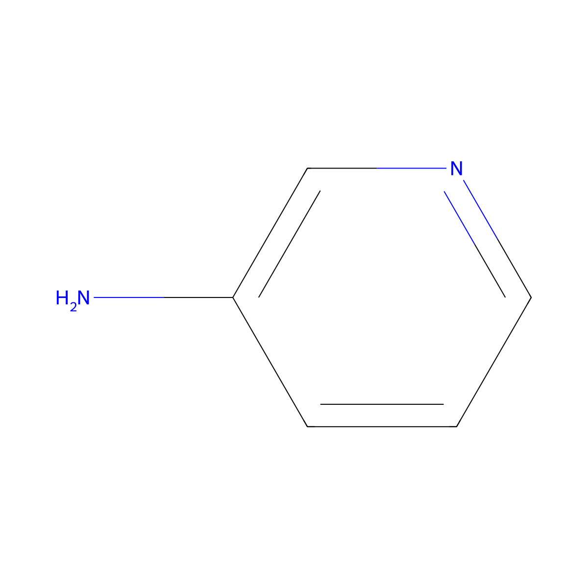 3-Aminopyridine molecular structure, CAS 462-08-8