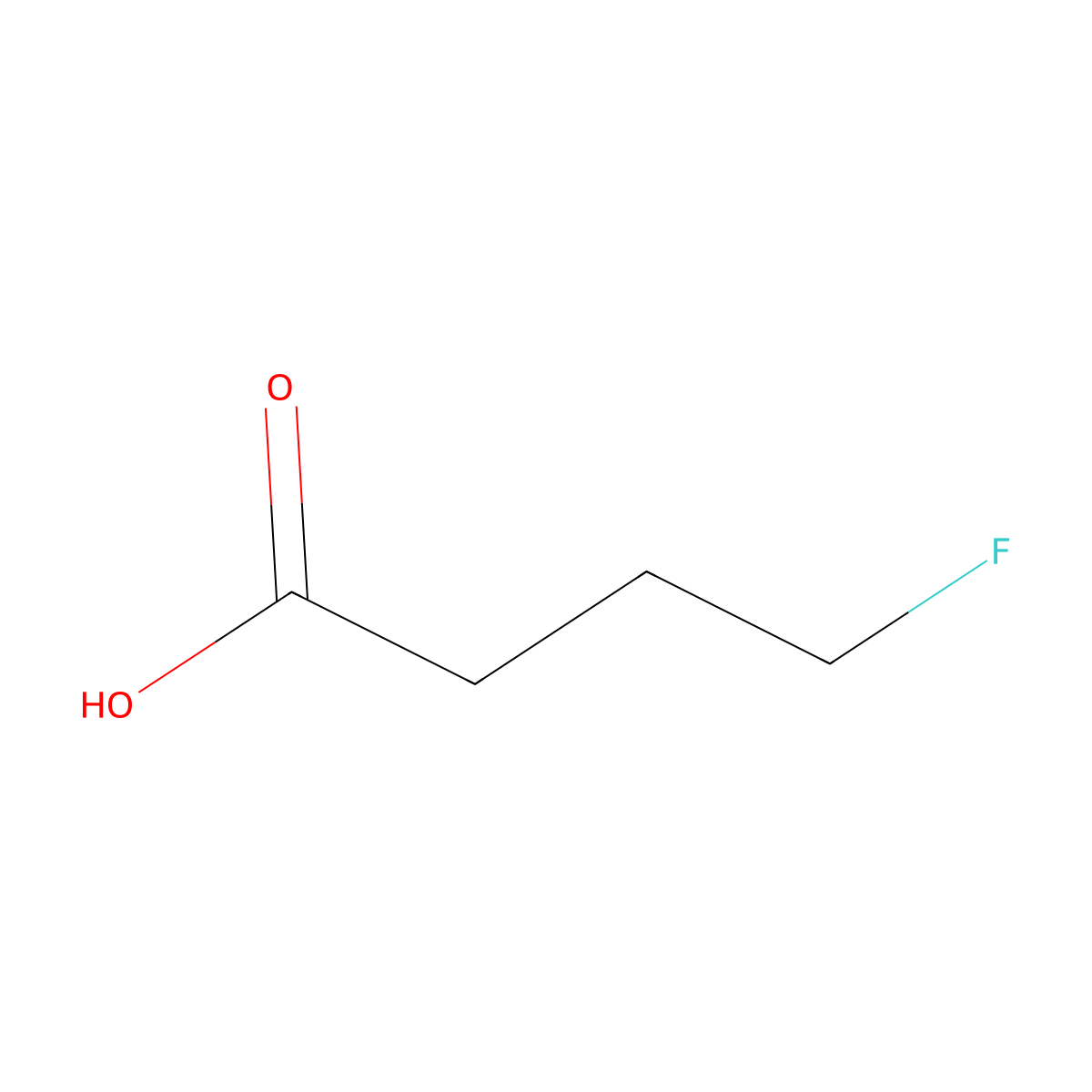 4-fluorobutanoic Acid molecular structure, CAS 462-23-7