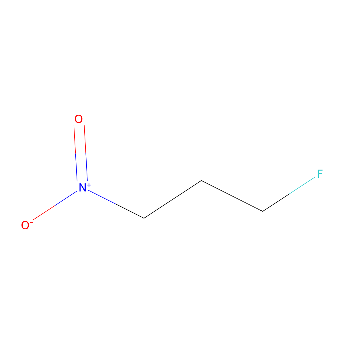 Propane, 3-fluoro-1-nitro- molecular structure, CAS 462-24-8