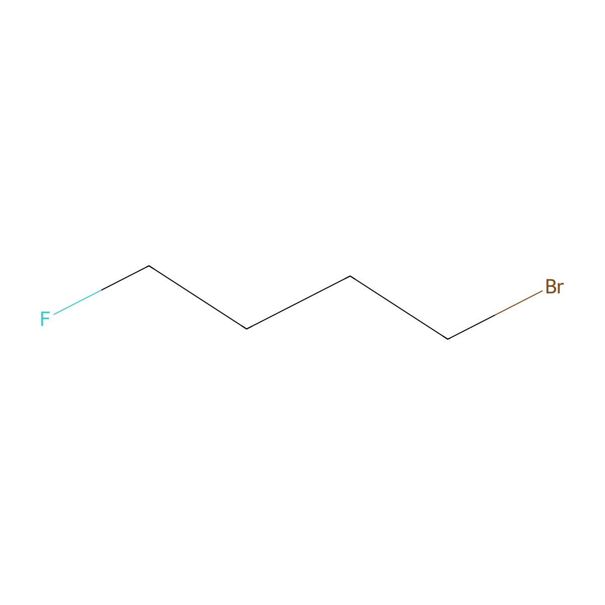 1-Bromo-4-fluorobutane molecular structure, CAS 462-72-6