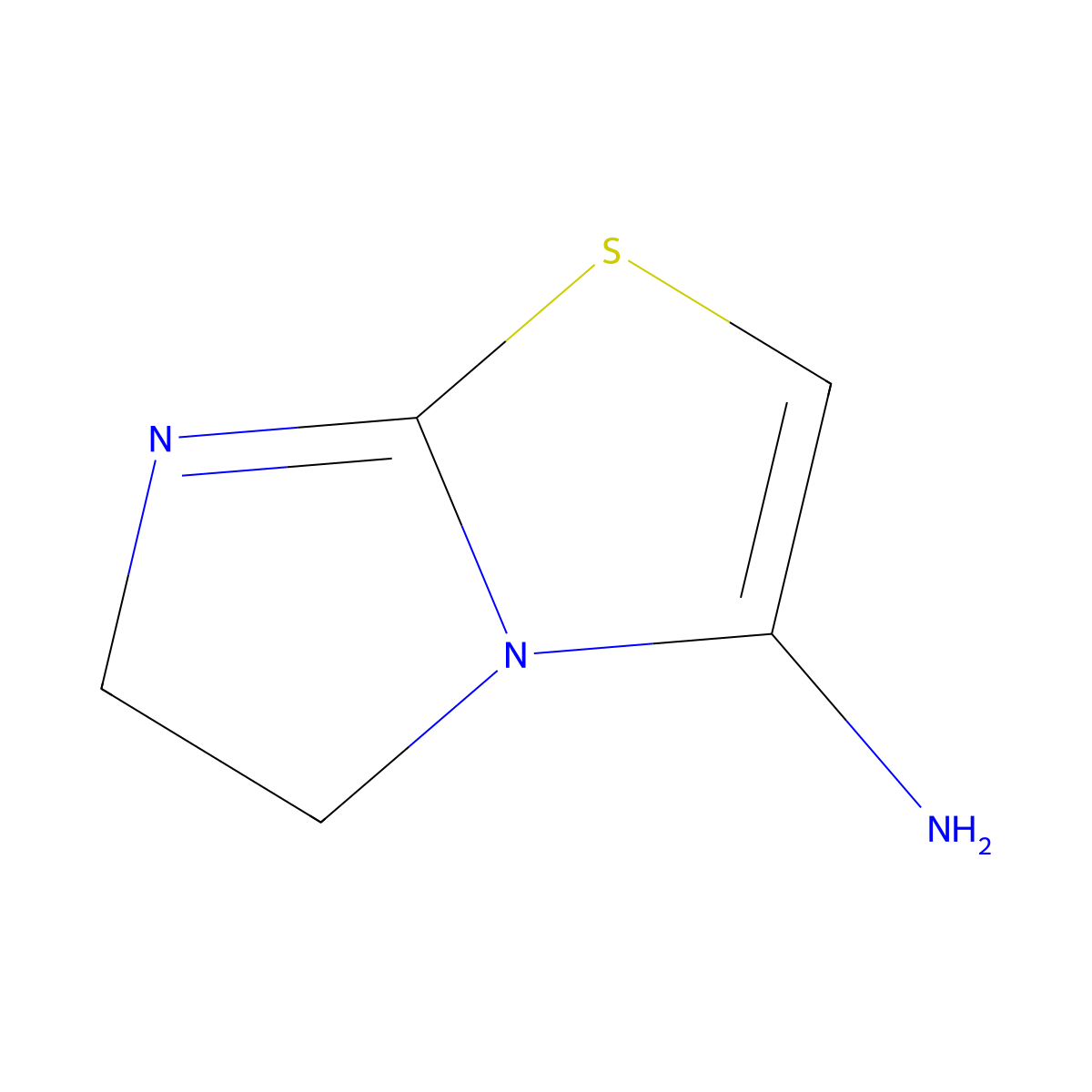 5,6-Dihydroimidazo[2,1-b]thiazol-3-amine molecular structure, CAS 462066-60-0