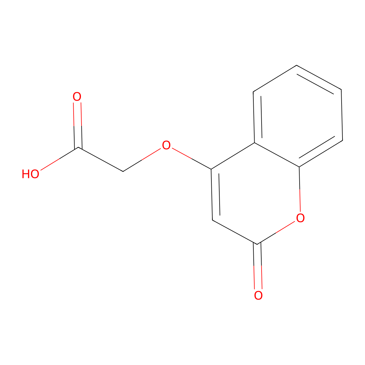 2-((2-oxo-2H-chromen-4-yl)oxy)acetic acid molecular structure, CAS 462094-45-7