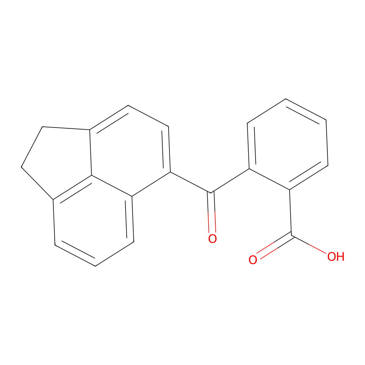 2-(1,2-Dihydroacenaphthylene-5-carbonyl)benzoic acid molecular structure, CAS 4623-31-8