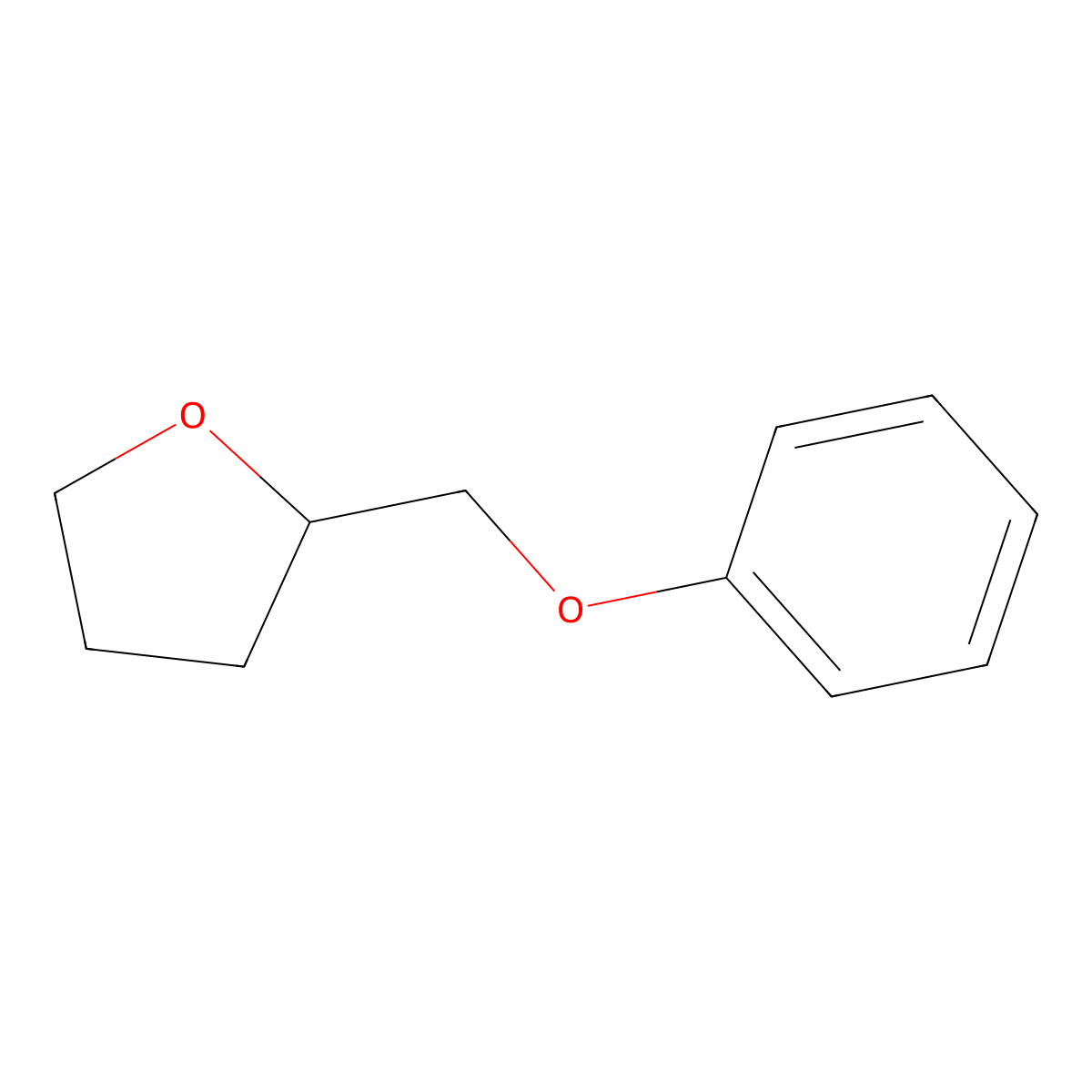 2-(Phenoxymethyl)oxolane molecular structure, CAS 46235-50-1