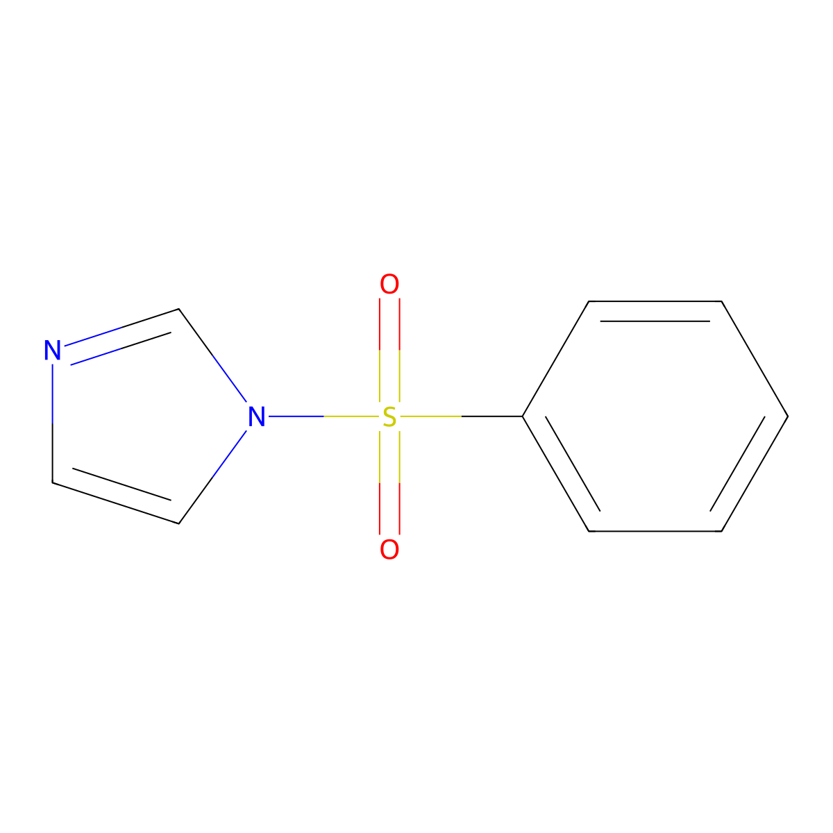 1-(Phenylsulfonyl)-1H-imidazole molecular structure, CAS 46248-01-5