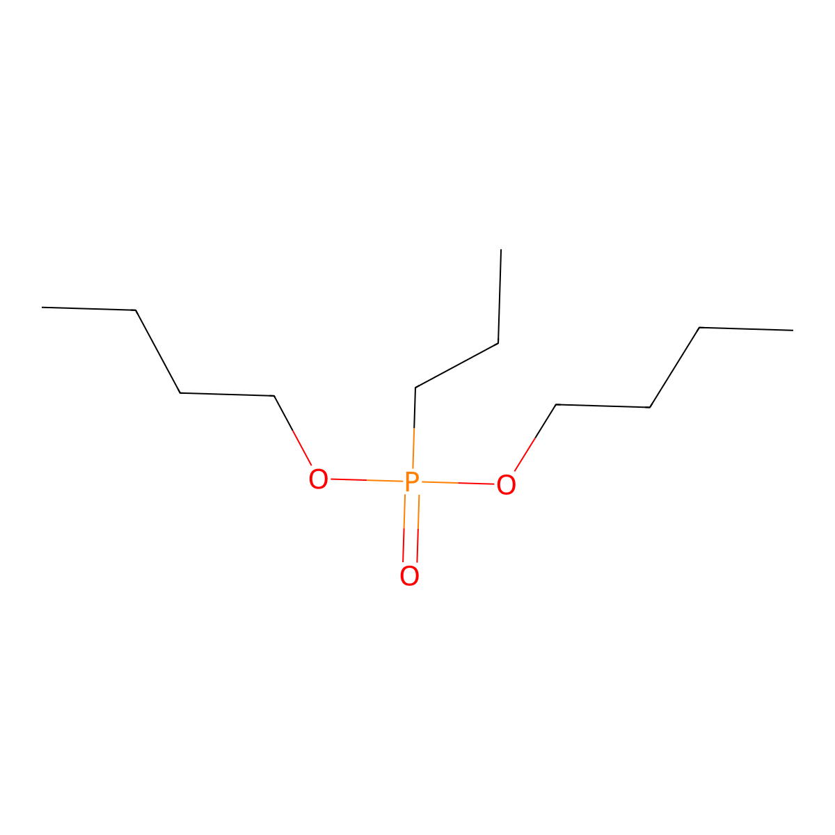 Dibutyl propylphosphonate molecular structure, CAS 4628-12-0