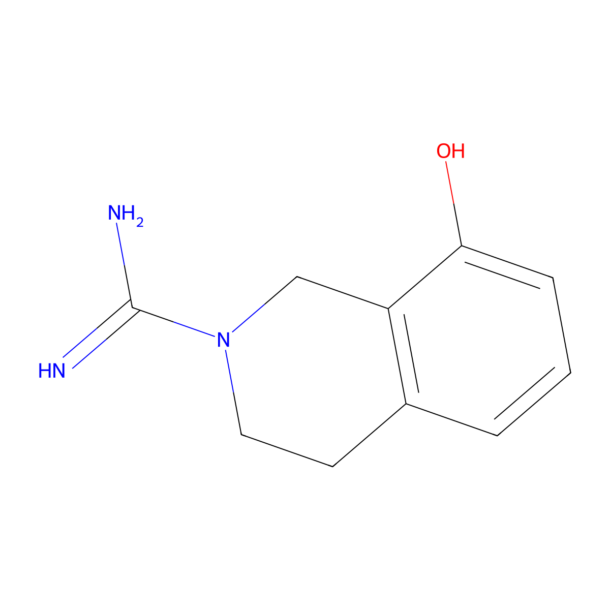 8-Hydroxydebrisoquin molecular structure, CAS 46286-45-7