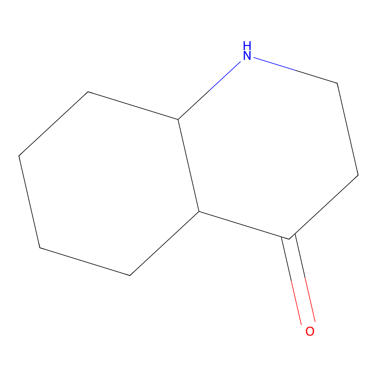 Octahydro-4(1h)-quinolinone molecular structure, CAS 4629-75-8