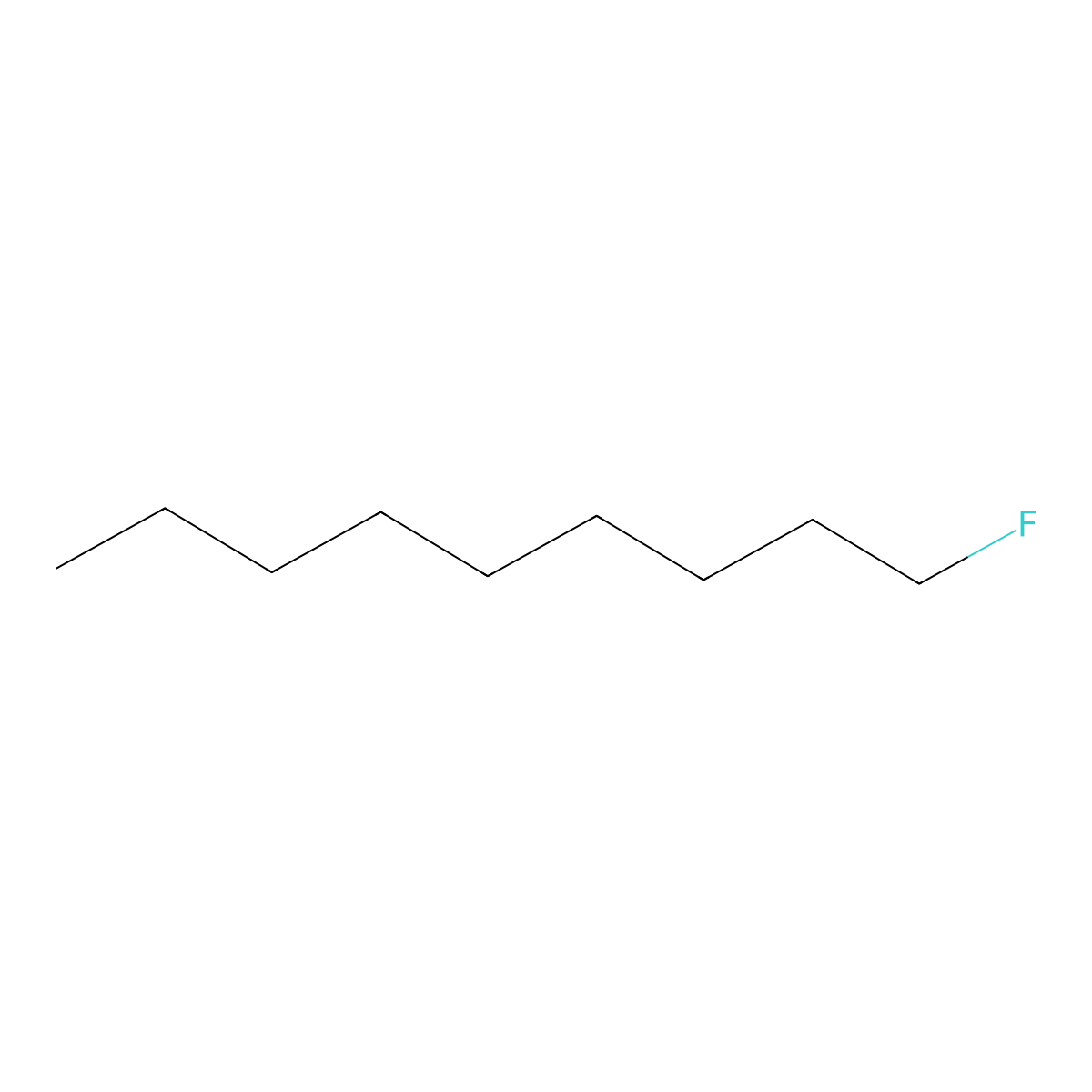 1-Fluorononane molecular structure, CAS 463-18-3