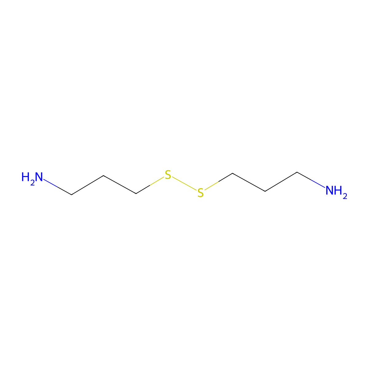 Homocystamine molecular structure, CAS 463-22-9