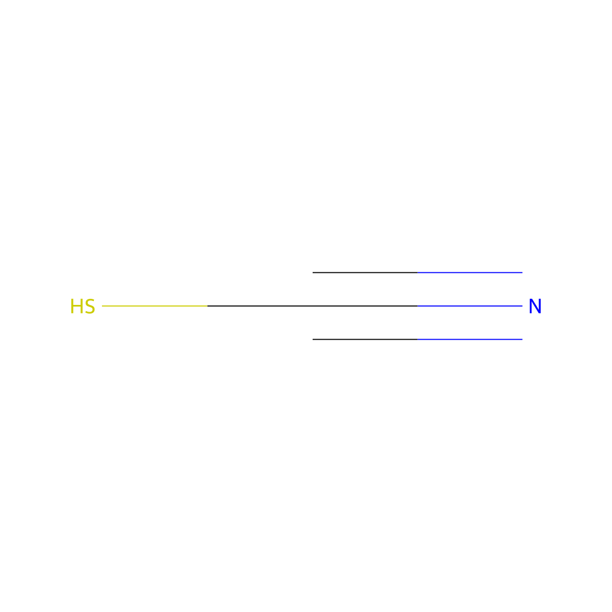 Thiocyanic Acid molecular structure, CAS 463-56-9