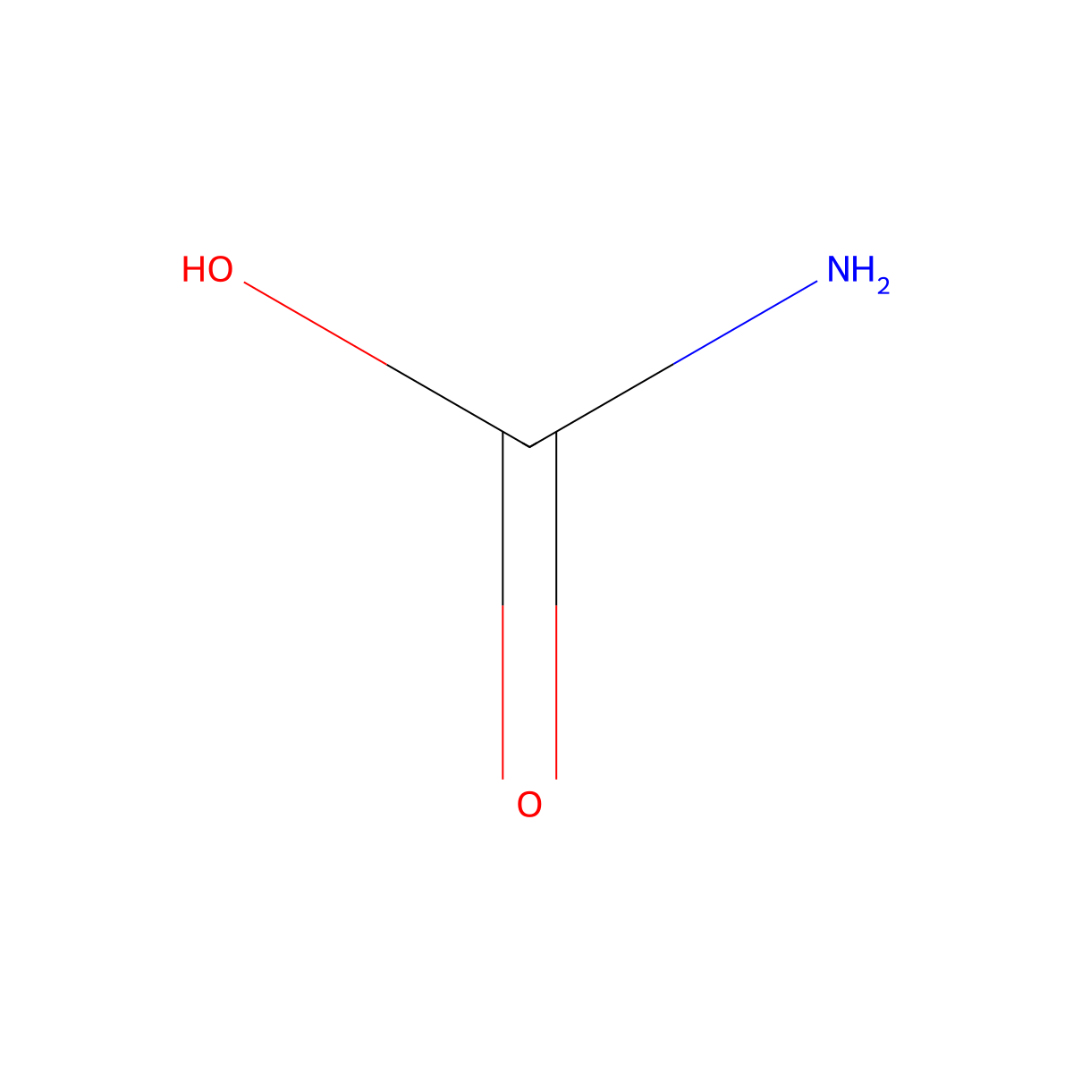 Carbamic Acid molecular structure, CAS 463-77-4