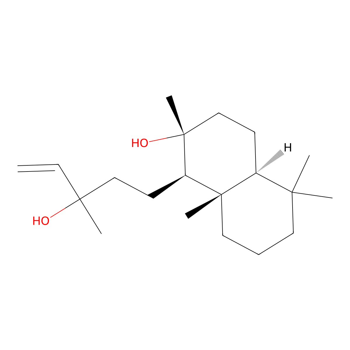 13-Episclareol molecular structure, CAS 4630-08-4