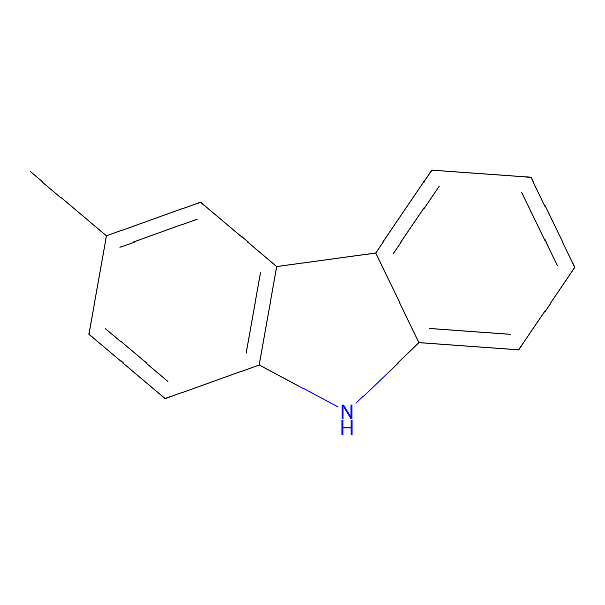 3-Methylcarbazole molecular structure, CAS 4630-20-0