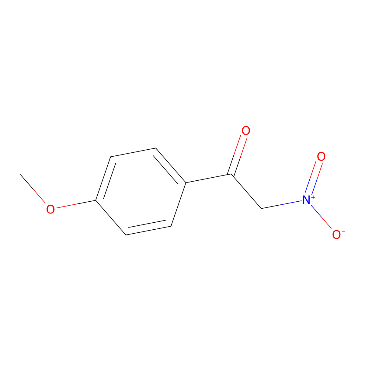 1-(4-Methoxyphenyl)-2-nitroethanone molecular structure, CAS 46318-58-5