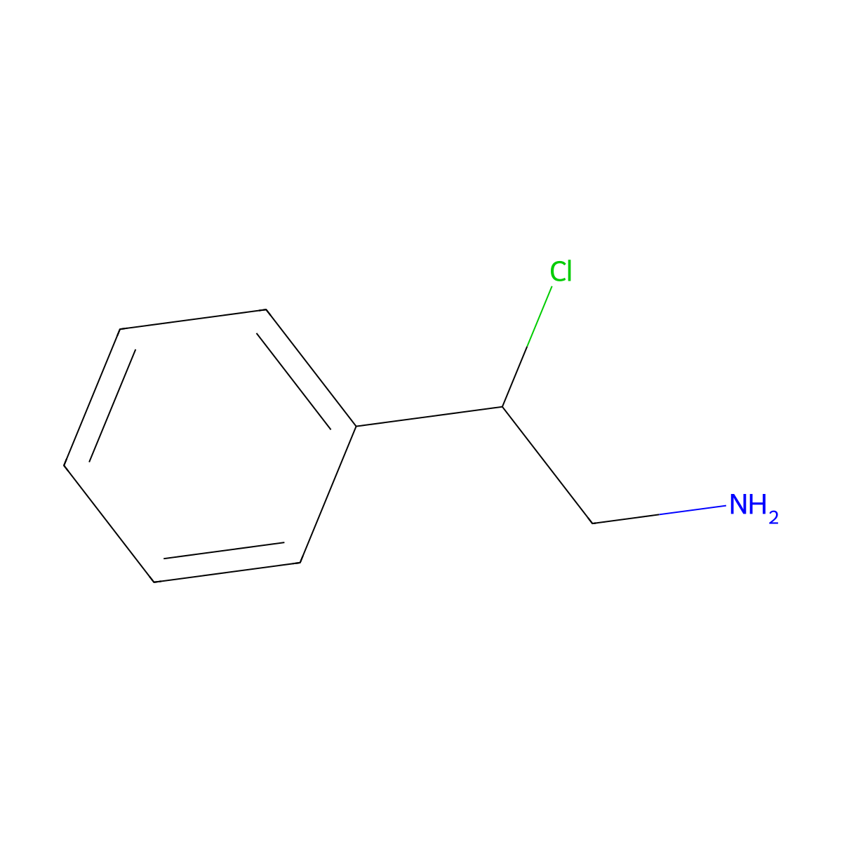 2'-Chlorophenethylamine molecular structure, CAS 4633-92-5
