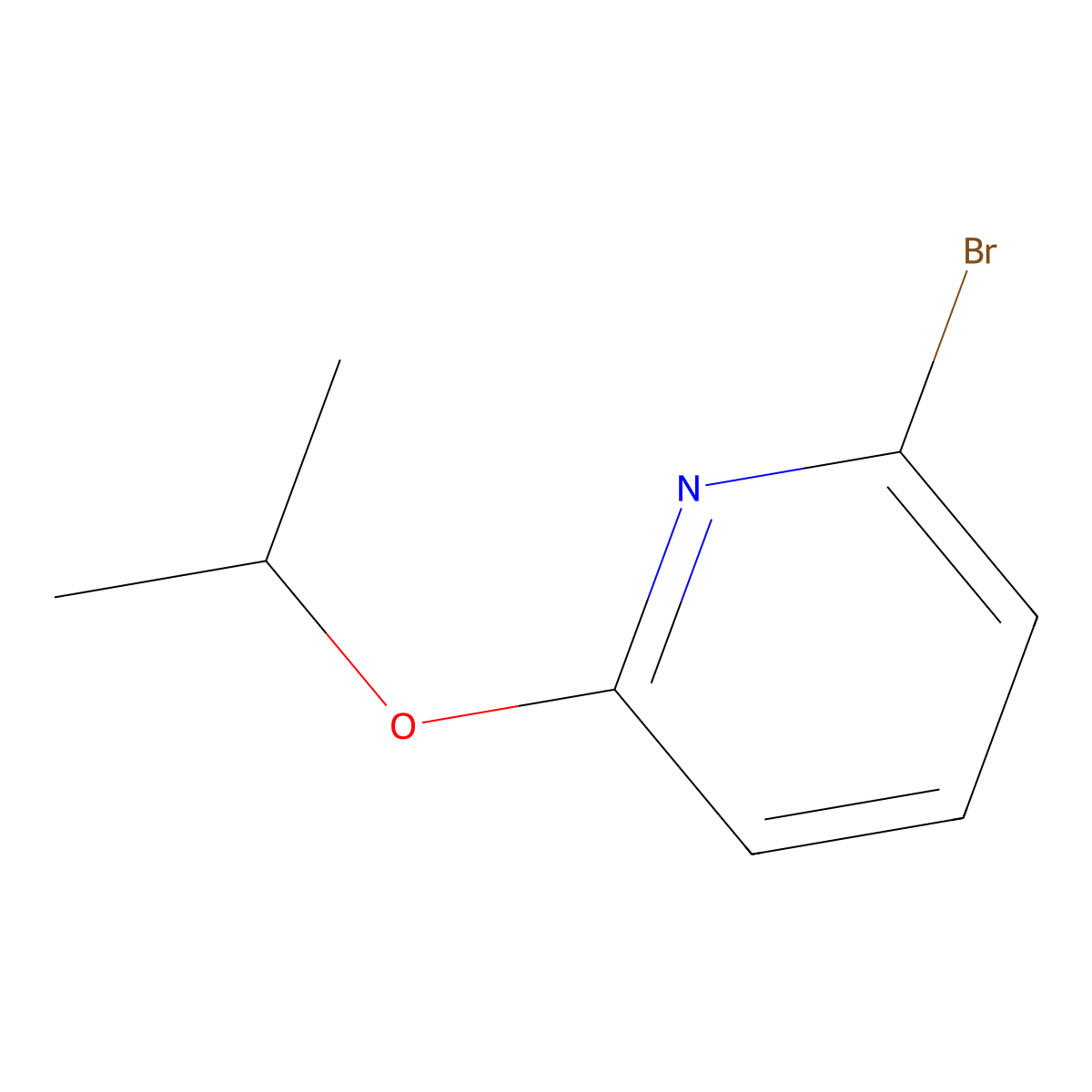 2-Bromo-6-isopropoxypyridine molecular structure, CAS 463336-87-0