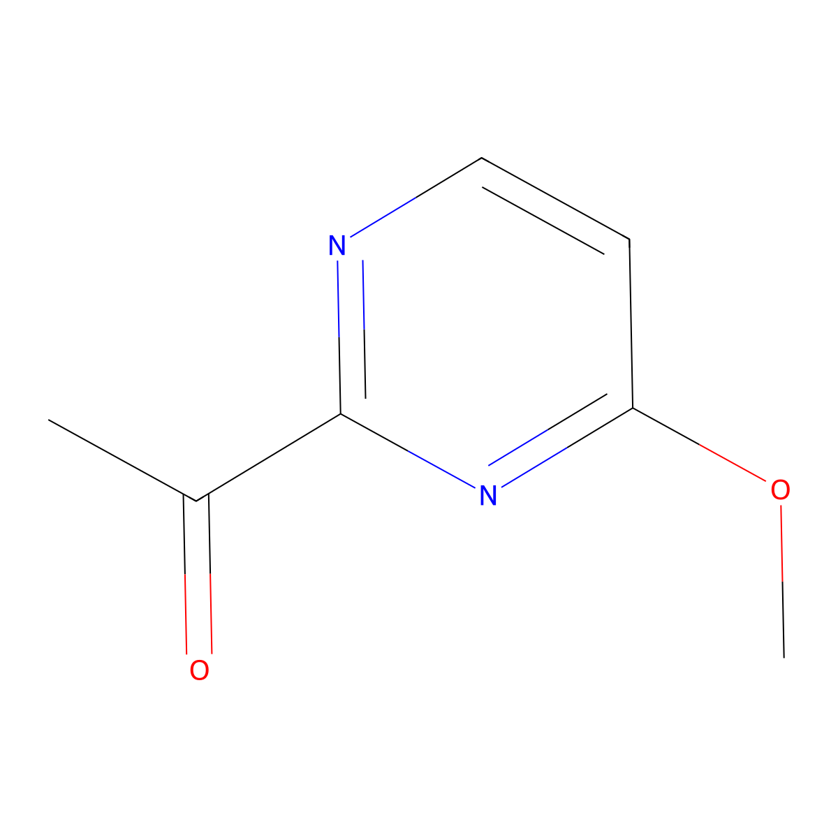 1-(4-Methoxypyrimidin-2-yl)ethanone molecular structure, CAS 463337-53-3