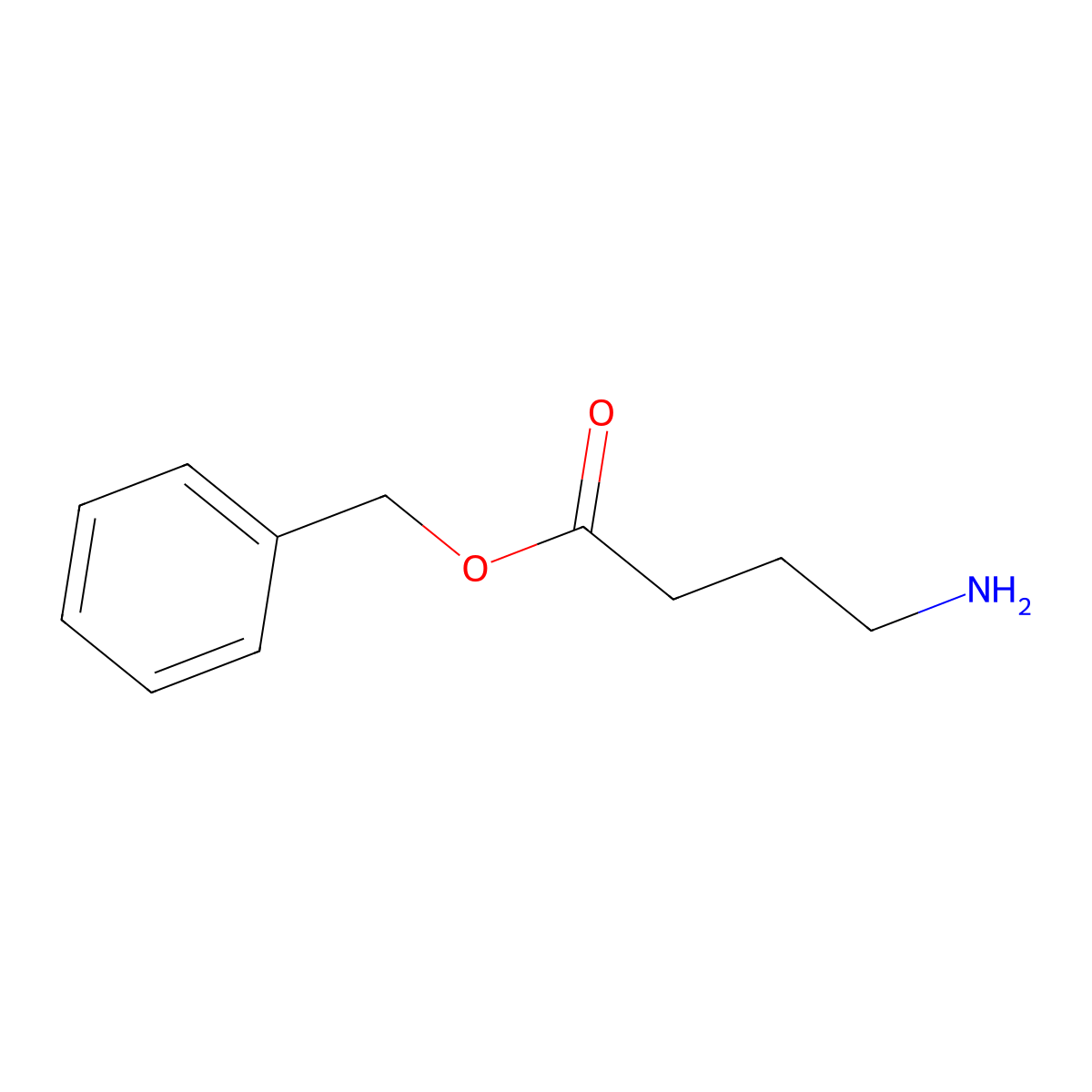 gamma-Aminobutyric acid benzyl ester molecular structure, CAS 46347-99-3