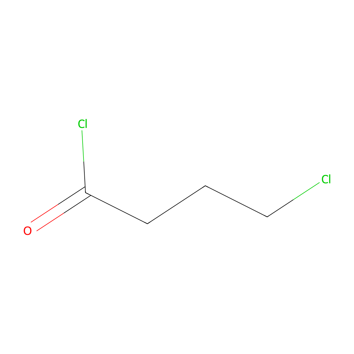 4-Chlorobutyryl chloride molecular structure, CAS 4635-59-0