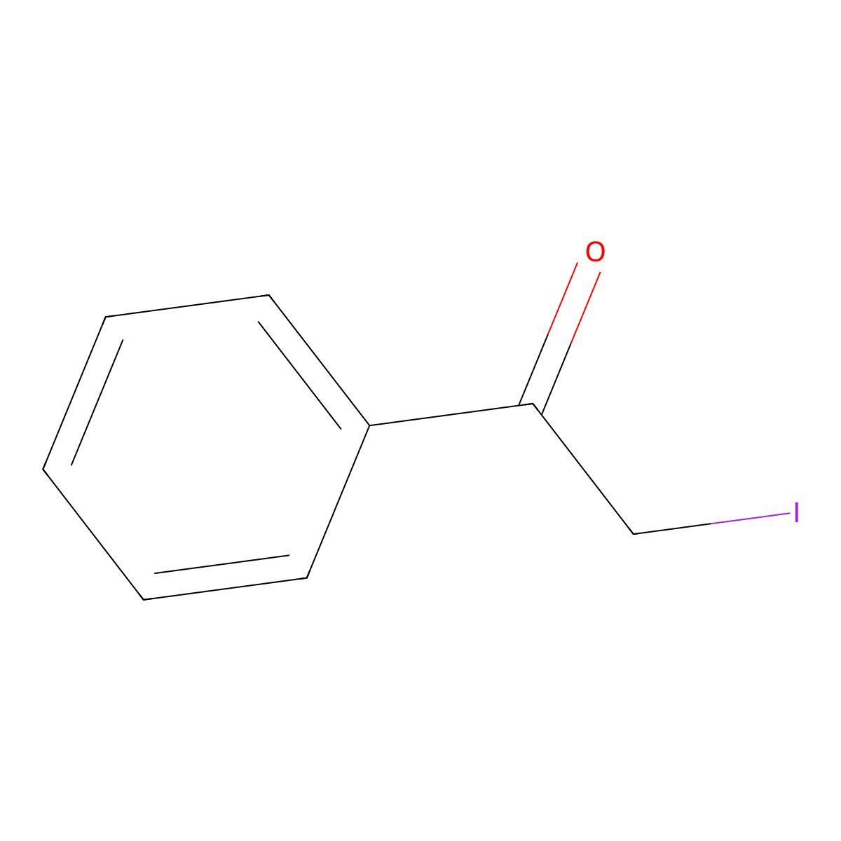 Ethanone, 2-iodo-1-phenyl- molecular structure, CAS 4636-16-2