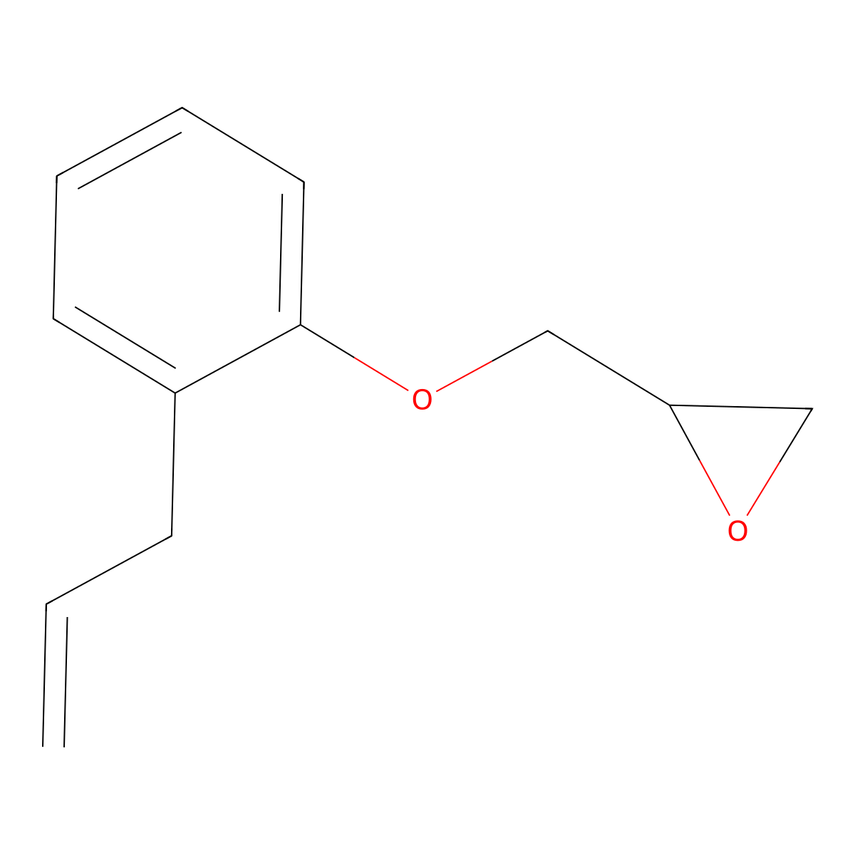 ((o-Allylphenoxy)methyl)oxirane molecular structure, CAS 4638-04-4
