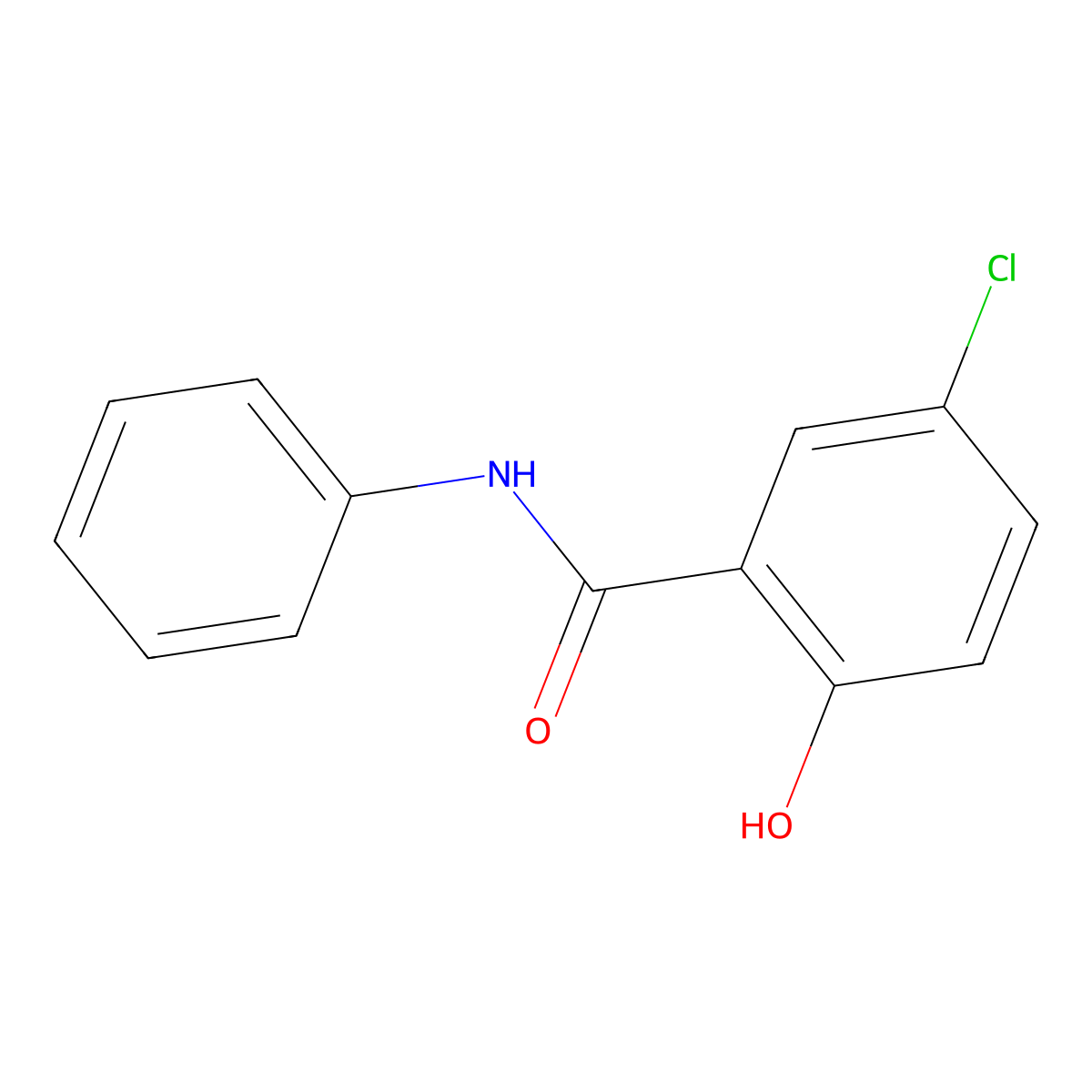 5-Chlorosalicylanilide molecular structure, CAS 4638-48-6