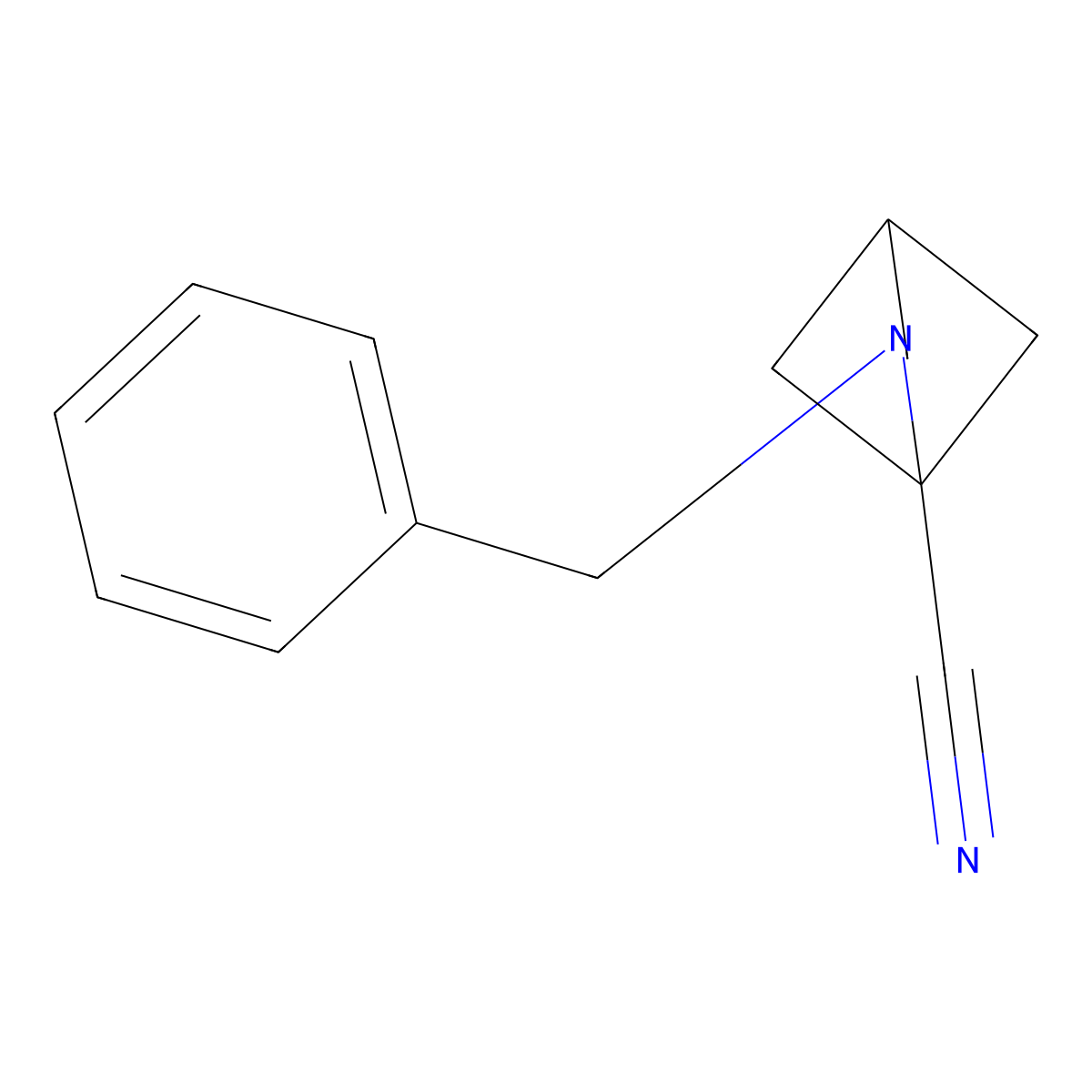 2-Benzyl-2-azabicyclo[2.1.1]hexane-1-carbonitrile molecular structure, CAS 463961-54-8