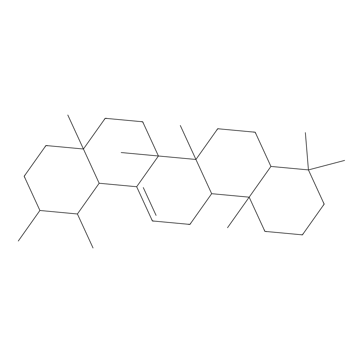 Urs-12(13)-ene molecular structure, CAS 464-97-1