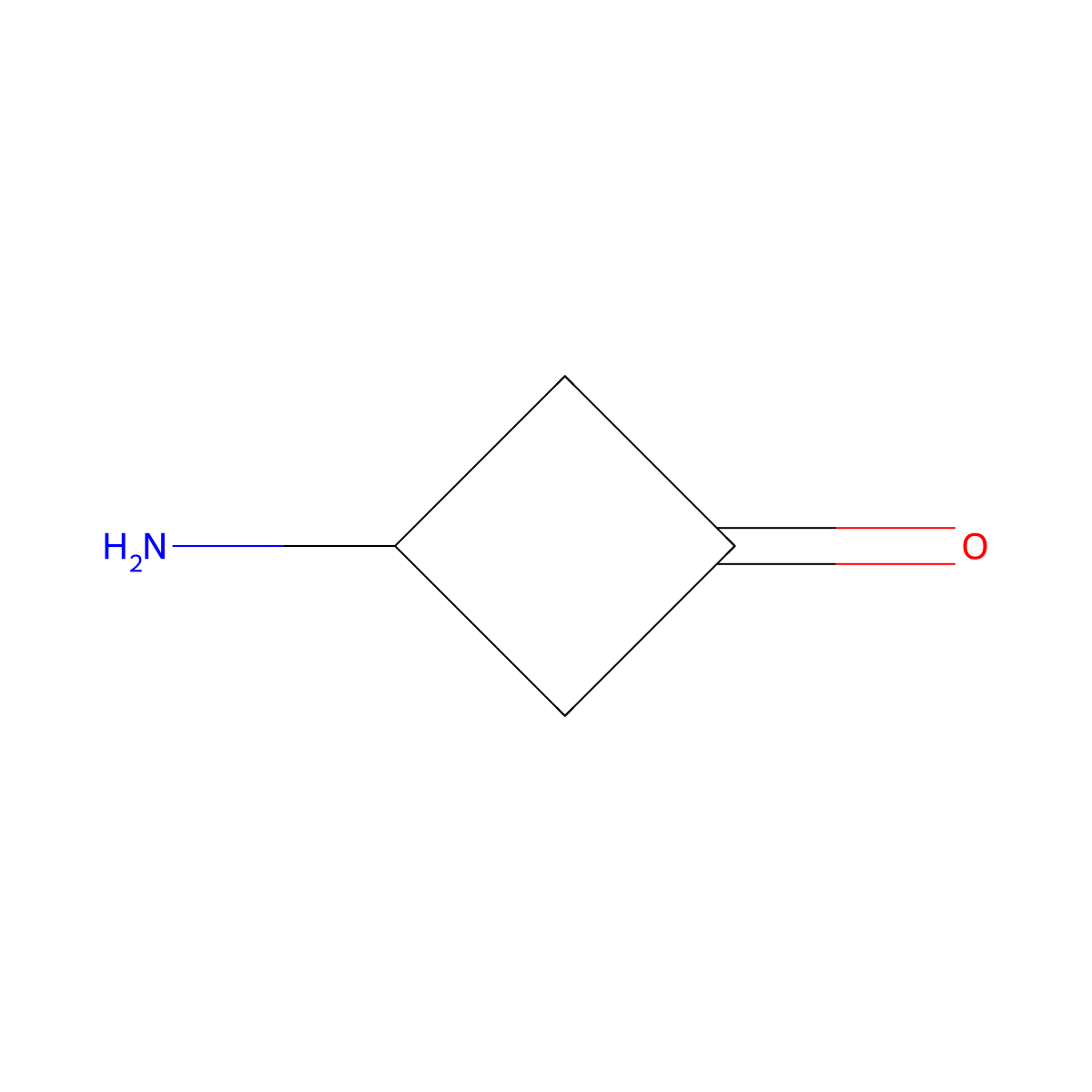 3-Aminocyclobutanone molecular structure, CAS 4640-43-1