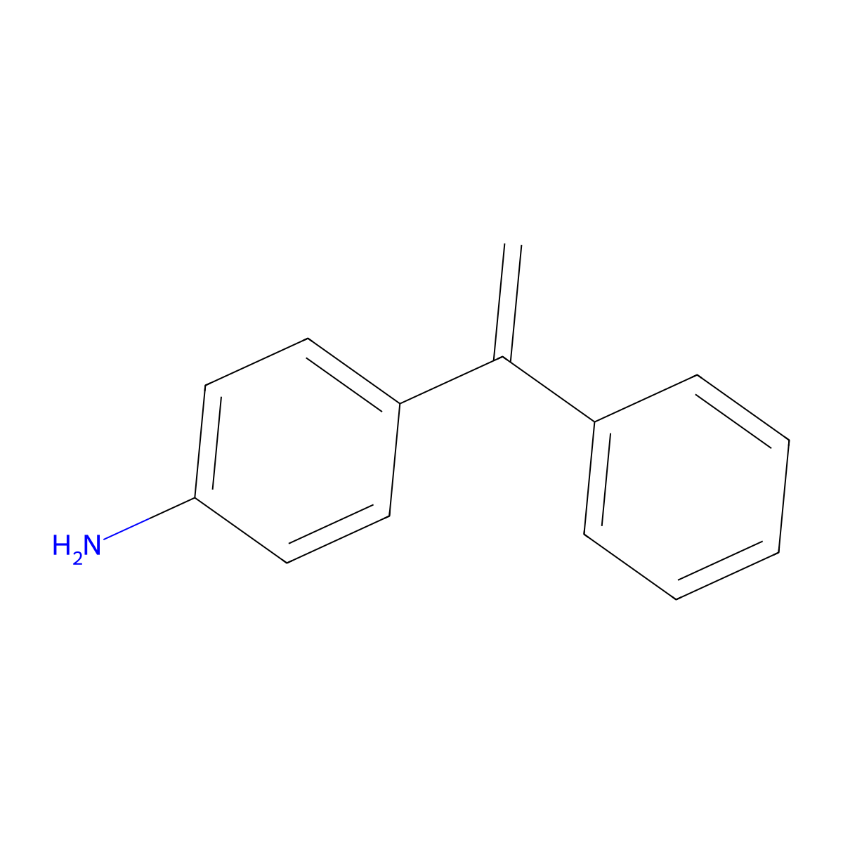4-(1-Phenylethenyl)aniline molecular structure, CAS 46407-51-6