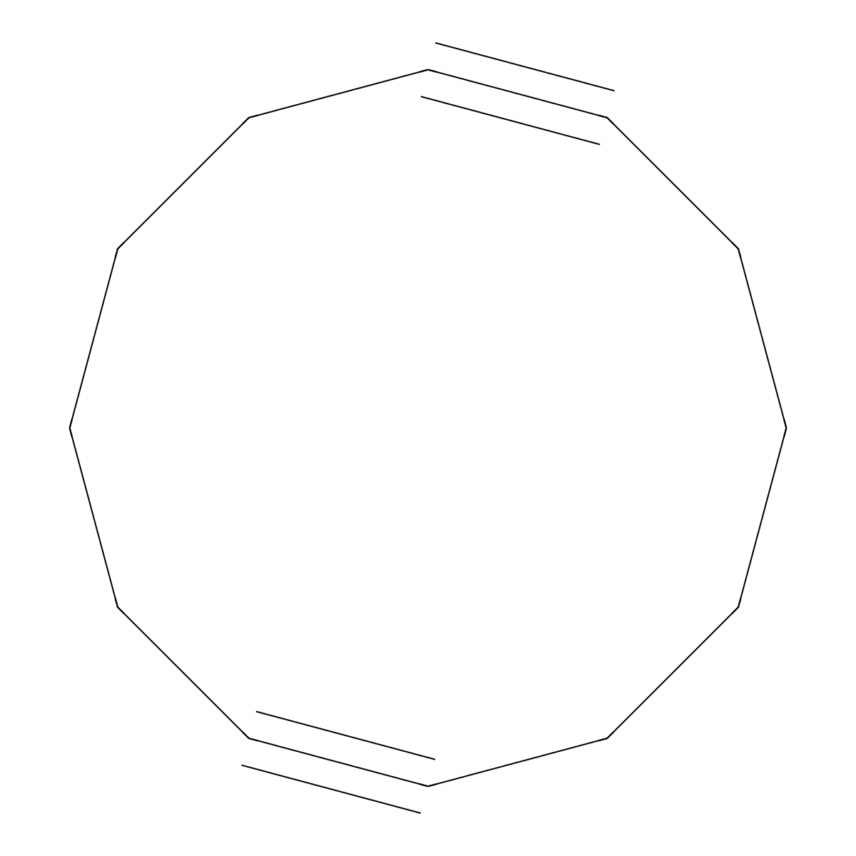 1,7-Cyclododecadiyne molecular structure, CAS 4641-85-4