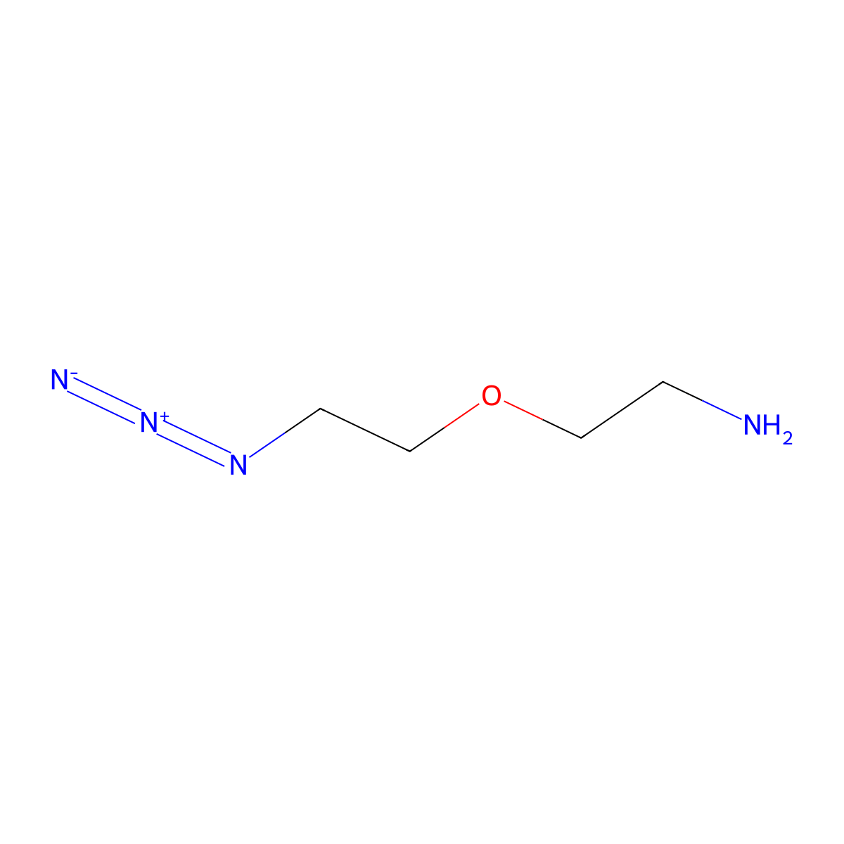 N3-Peg1-CH2CH2NH2 molecular structure, CAS 464190-91-8