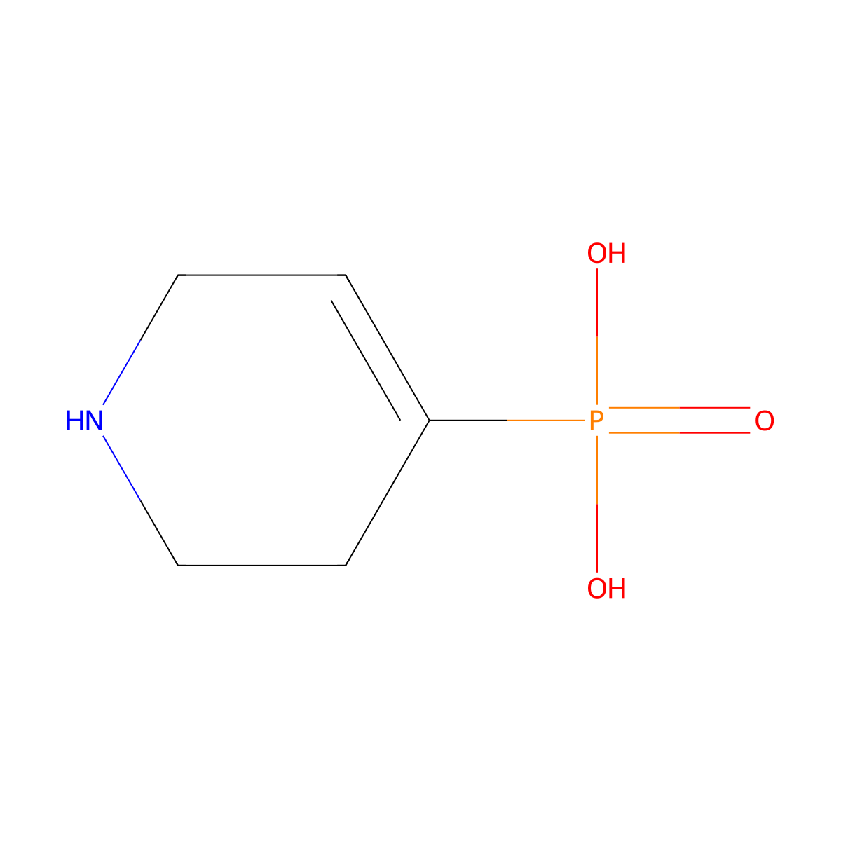 (1,2,3,6-Tetrahydropyridin-4-yl)phosphonic acid molecular structure, CAS 464194-35-2