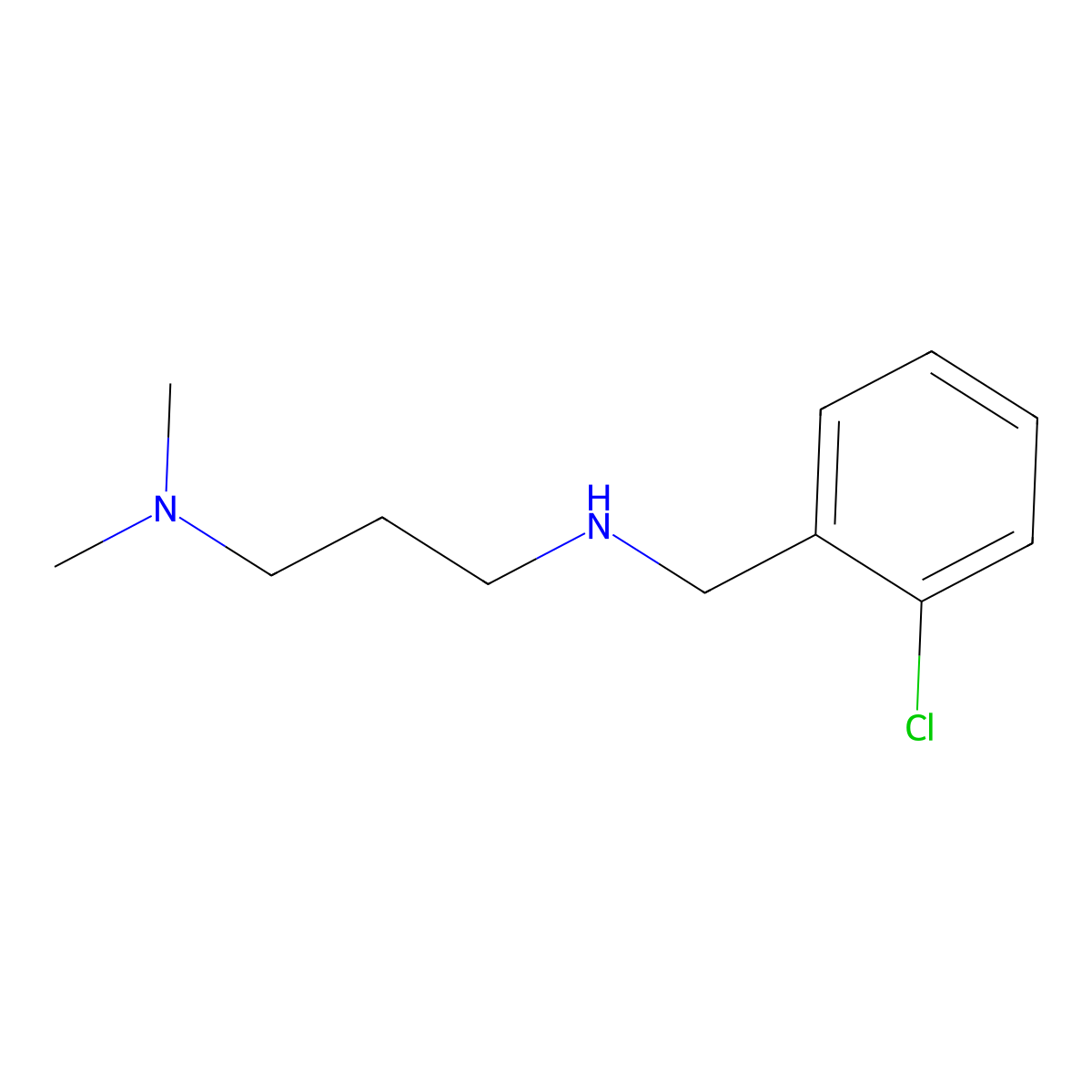 n1-(2-Chlorobenzyl)-n3,n3-dimethylpropane-1,3-diamine molecular structure, CAS 46420-63-7