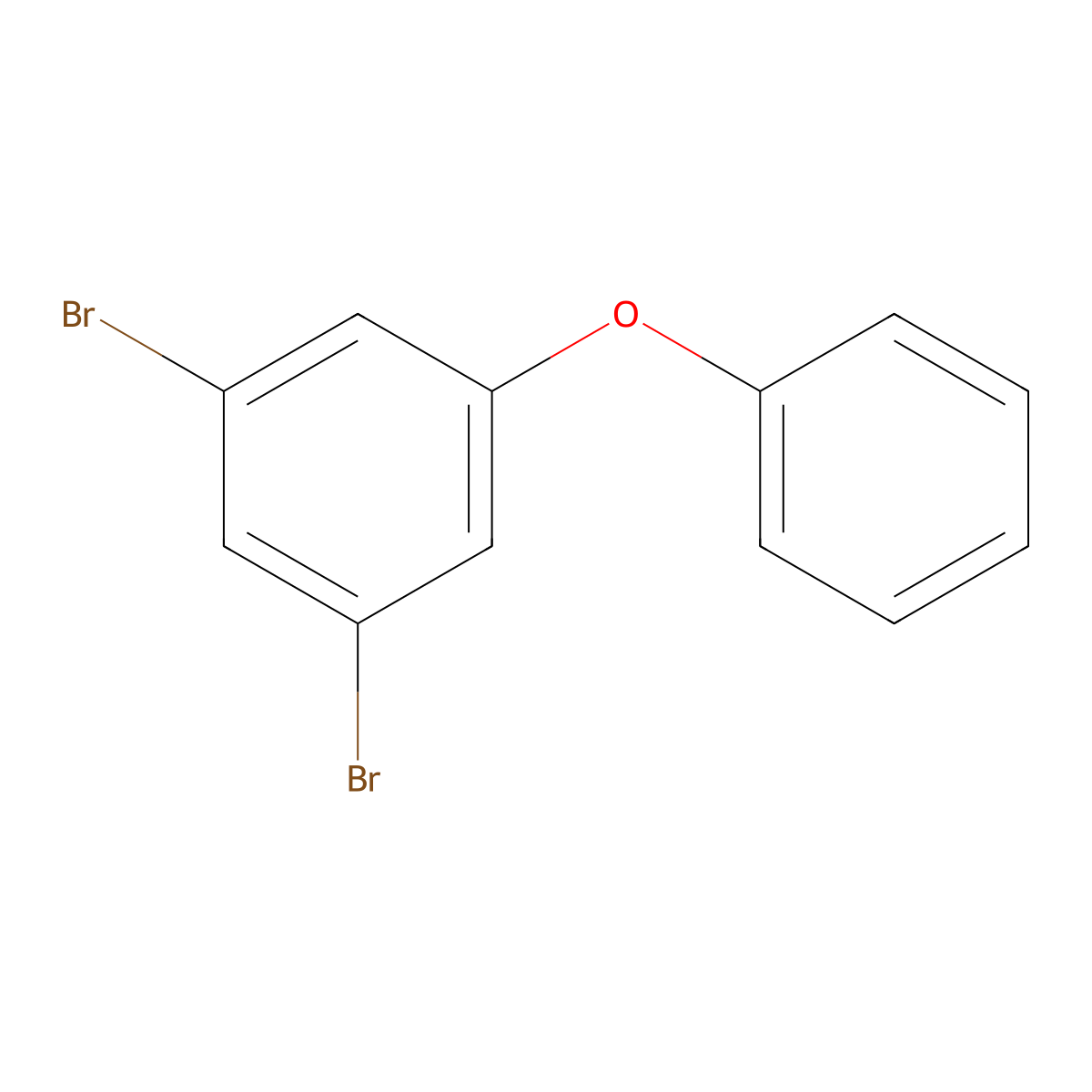 1,3-Dibromo-5-phenoxybenzene molecular structure, CAS 46438-88-4