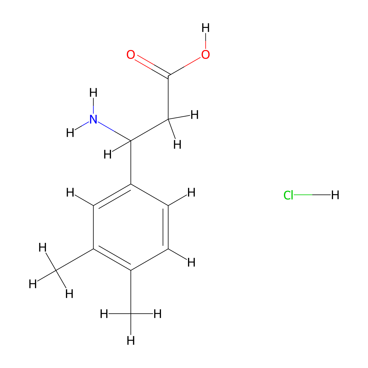3-Amino-3-(3,4-dimethylphenyl)propanoicacidhydrochloride molecular structure, CAS 464931-59-7