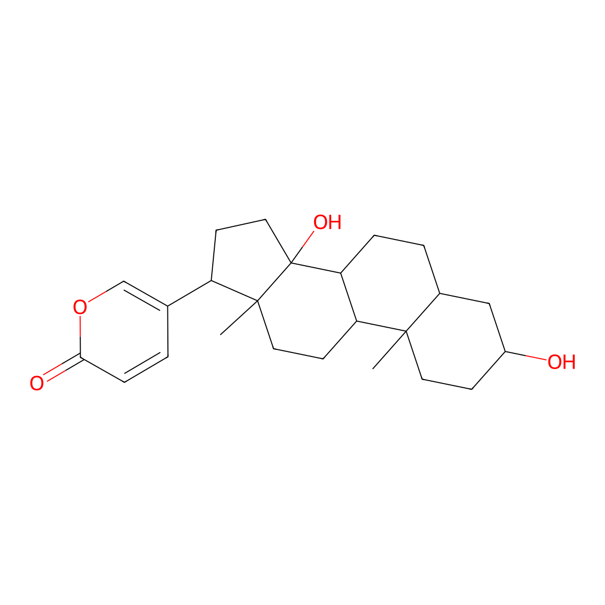 3-Epibufalin molecular structure, CAS 465-20-3