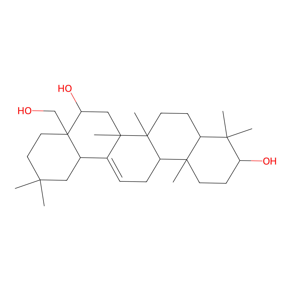 Longispinogenin molecular structure, CAS 465-94-1