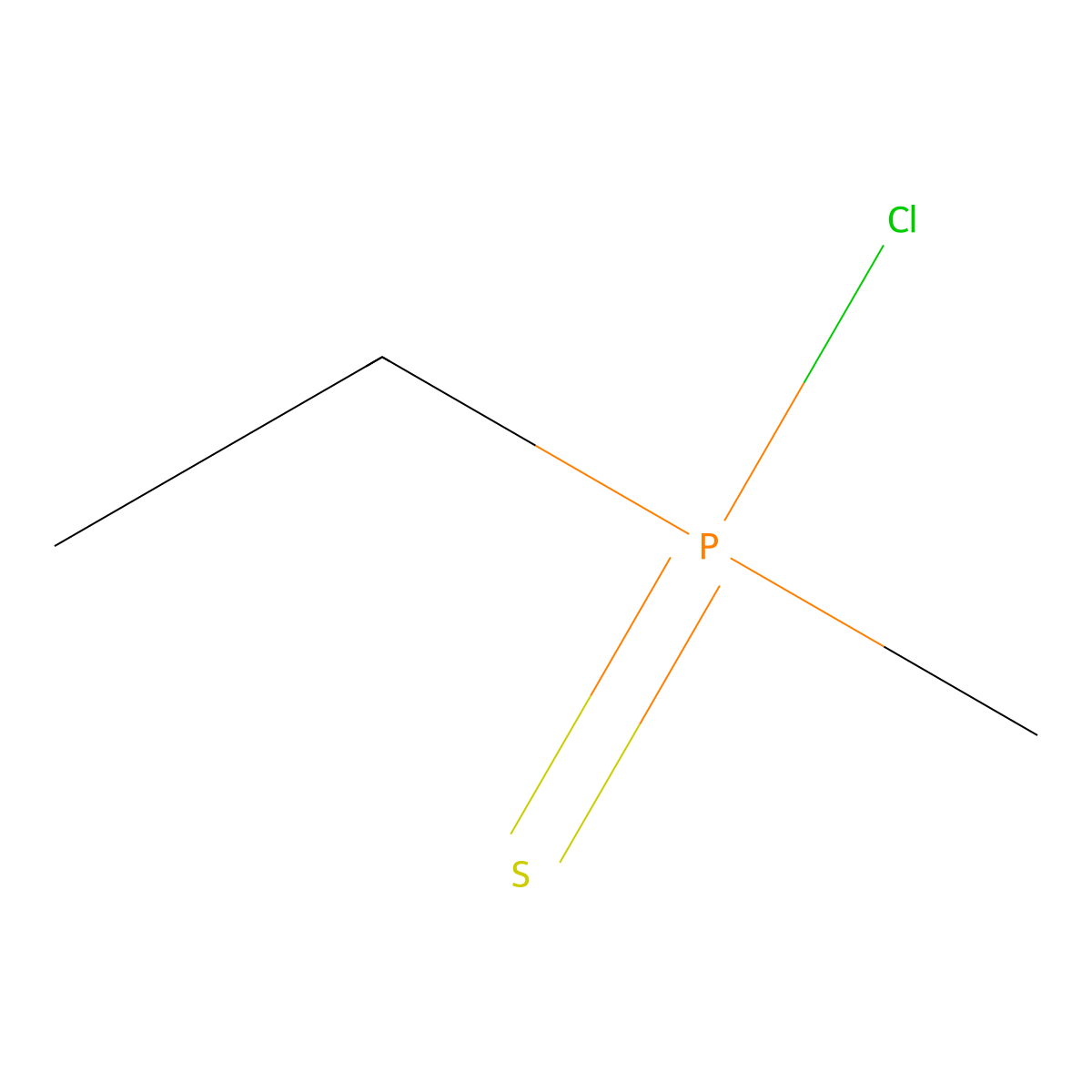 Ethylmethylthiophosphinic chloride molecular structure, CAS 4652-19-1