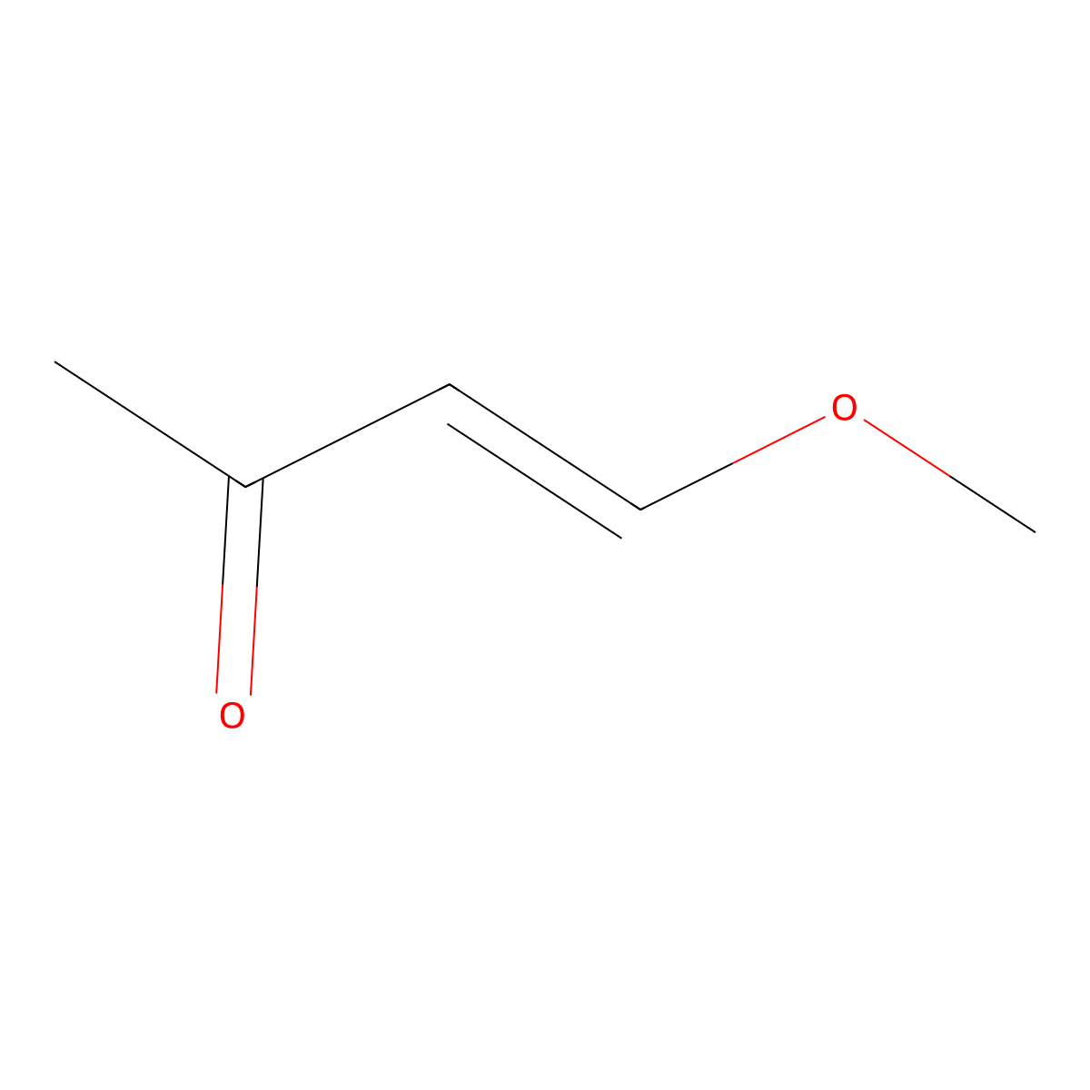 (3E)-4-Methoxy-3-buten-2-one molecular structure, CAS 4652-27-1