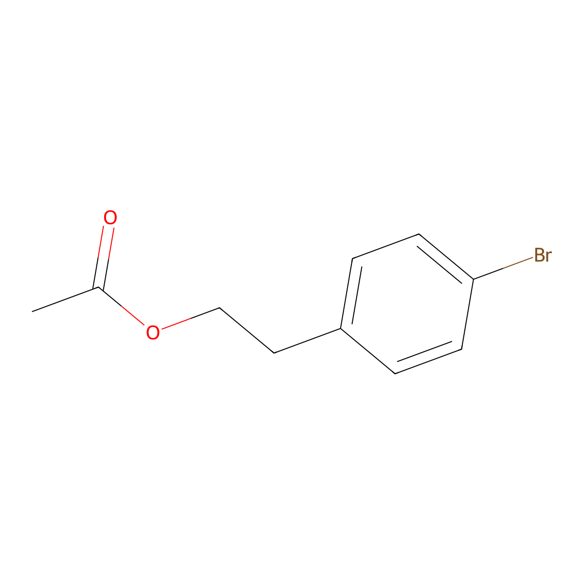 4-Bromophenethyl acetate molecular structure, CAS 4654-51-7