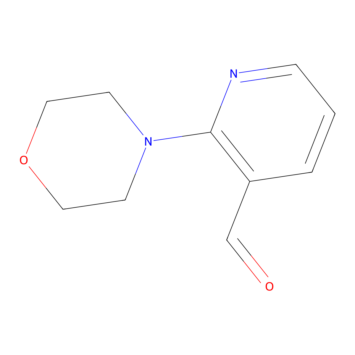 2-Morpholinonicotinaldehyde molecular structure, CAS 465514-09-4