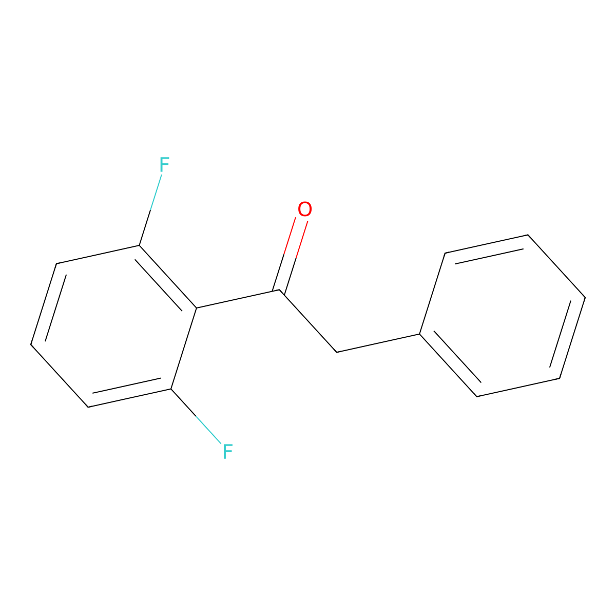 1-(2,6-Difluorophenyl)-2-phenyl-1-ethanone molecular structure, CAS 465514-59-4