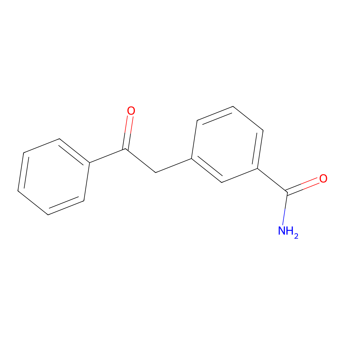 3-(2-Oxo-2-phenylethyl)benzamide molecular structure, CAS 465514-78-7