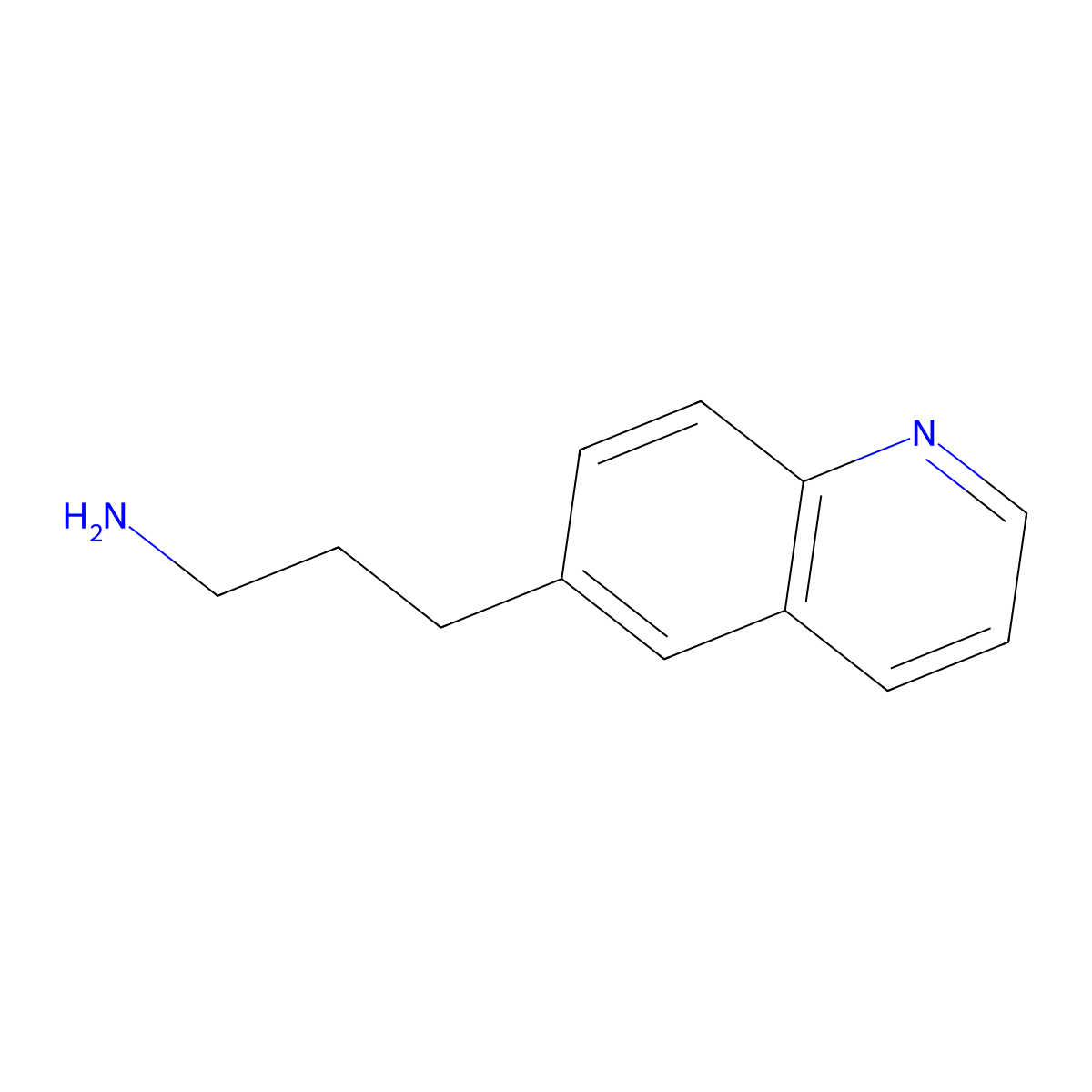 3-(Quinolin-6-YL)propan-1-amine molecular structure, CAS 465529-51-5