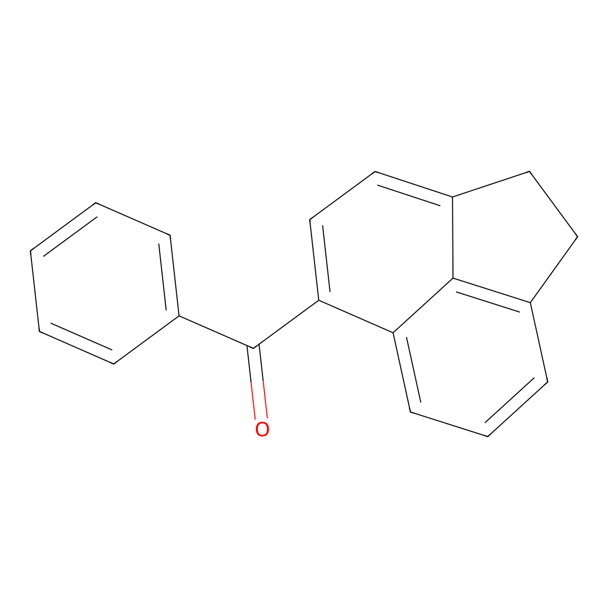(1,2-Dihydroacenaphthylen-5-yl)(phenyl)methanone molecular structure, CAS 4657-89-0