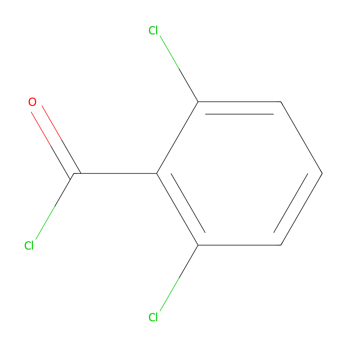 2,6-Dichlorobenzoyl chloride molecular structure, CAS 4659-45-4